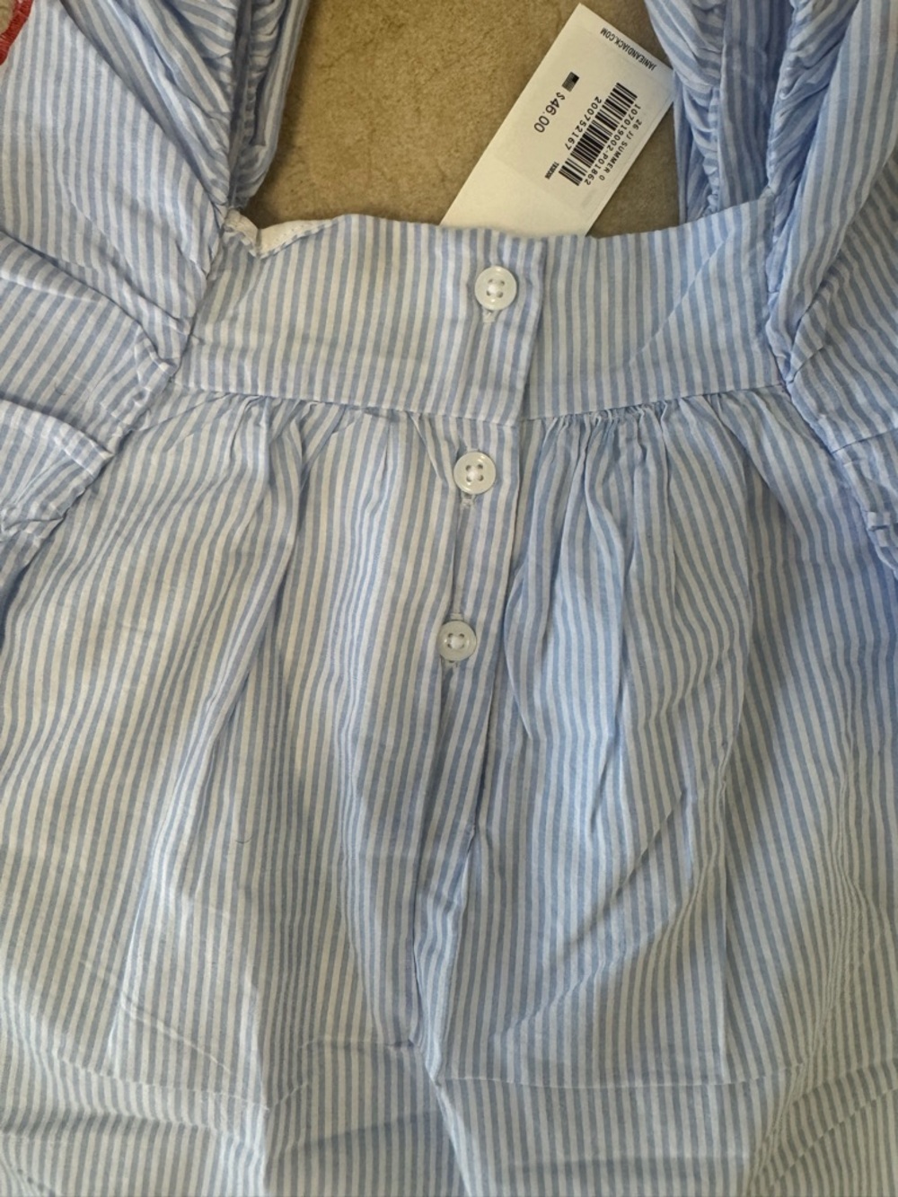 Janie and Jack Striped Ruffle Short and Striped Ruffle Top - Picture 12 of 15